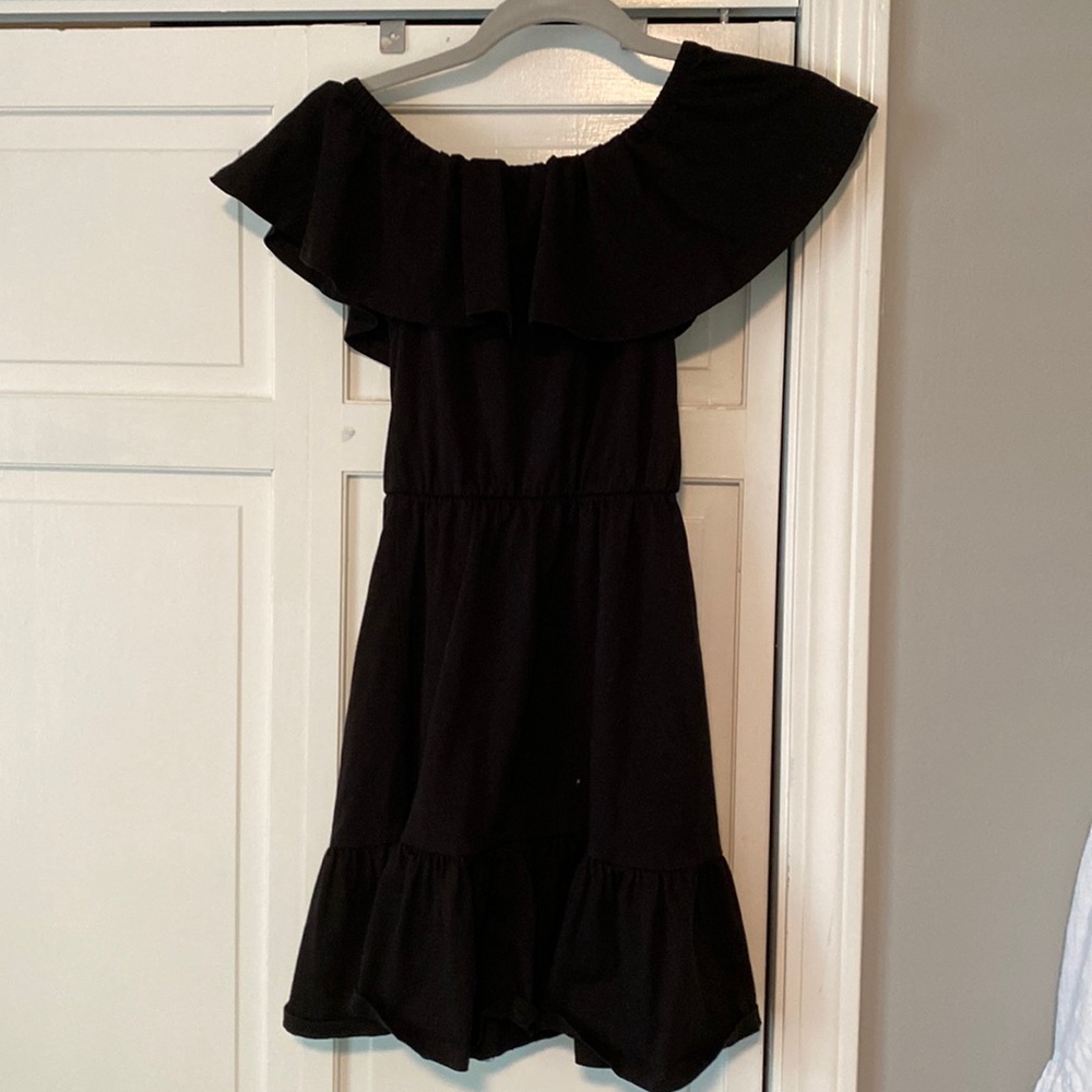 ASOS Black Off the Shoulder Dress
